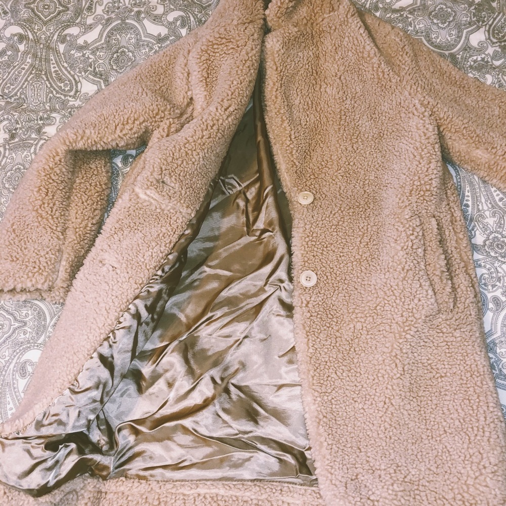 Wilfred Tan Teddy Pea Coat
